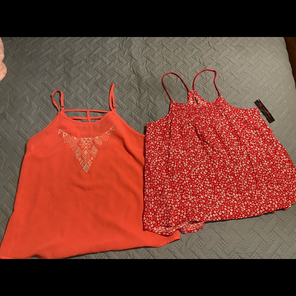 Spaghetti tank tops